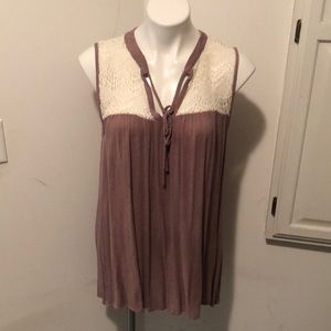 Top with lace detail